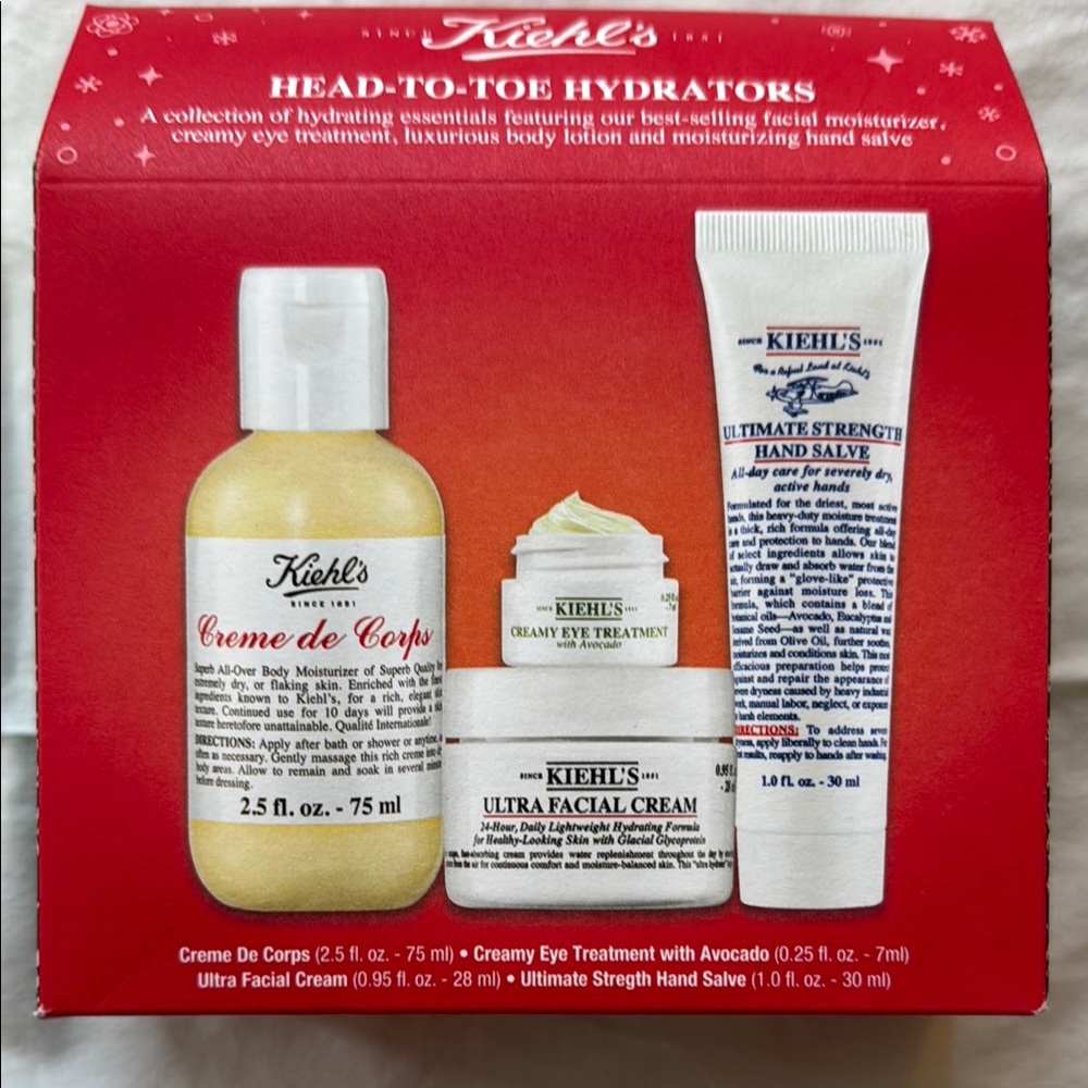 Kiehl's Head to Toe Hydrators Stocking Stuffer